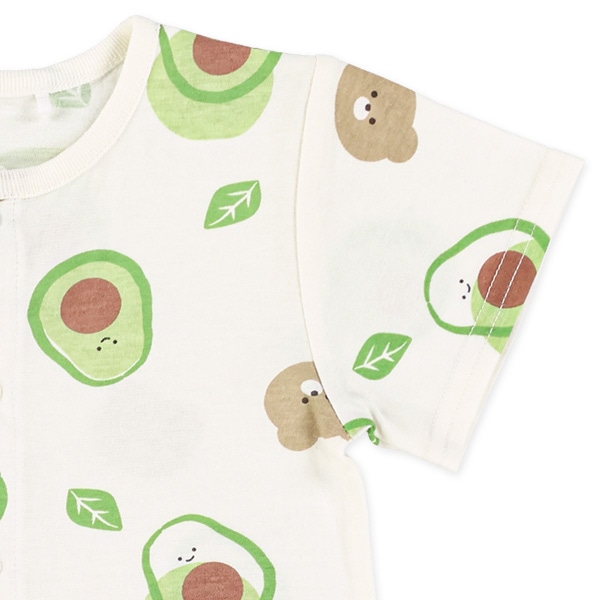 天竺アボカドベア半袖プレオール