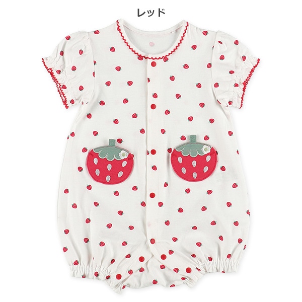 天竺いちごポケット半袖プレオール