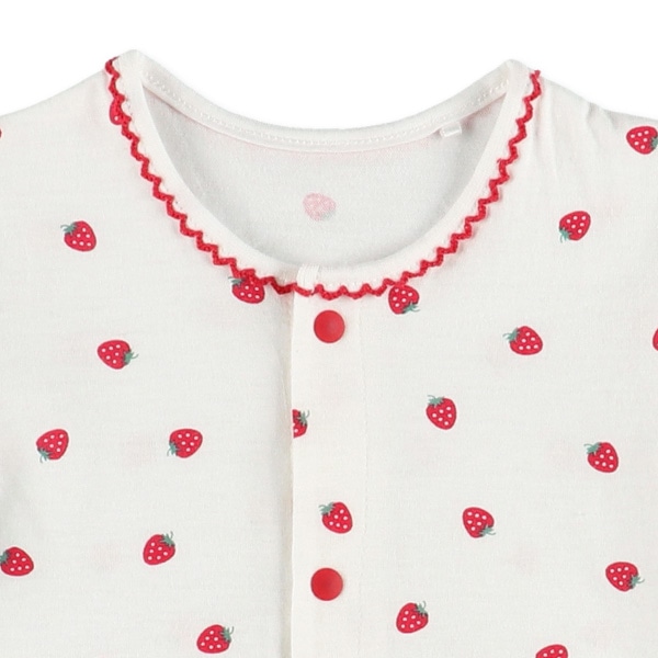 天竺いちごポケット半袖プレオール