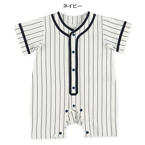 天竺ベースボールユニフォーム風半袖プレオール