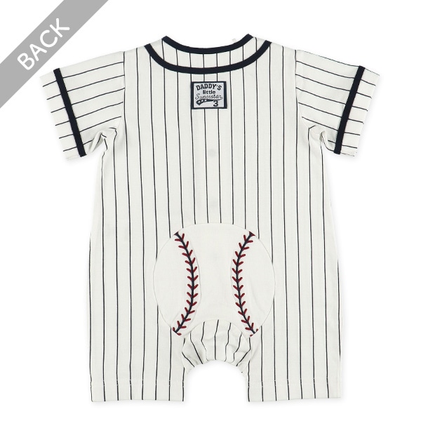 天竺ベースボールユニフォーム風半袖プレオール