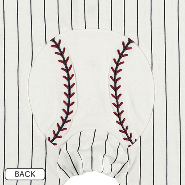 天竺ベースボールユニフォーム風半袖プレオール