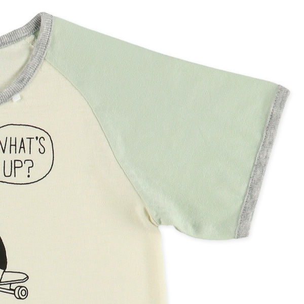 天竺ラグランフレンチブルドッグ半袖プレオール