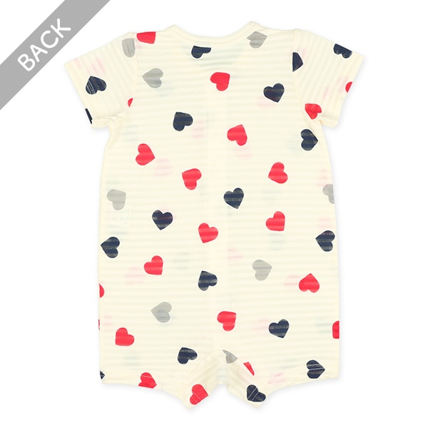 天竺トリコハートボーダー長袖プレオール