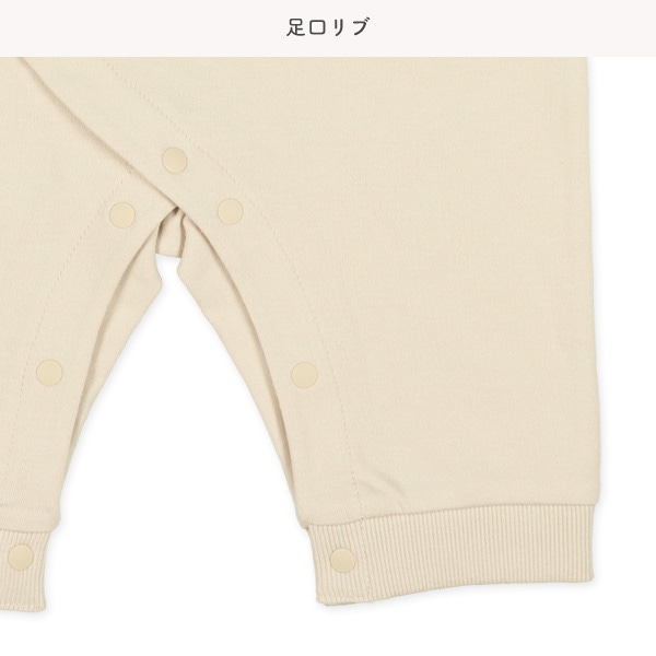 スムース相良ヒョウ柄ハート長袖プレオール