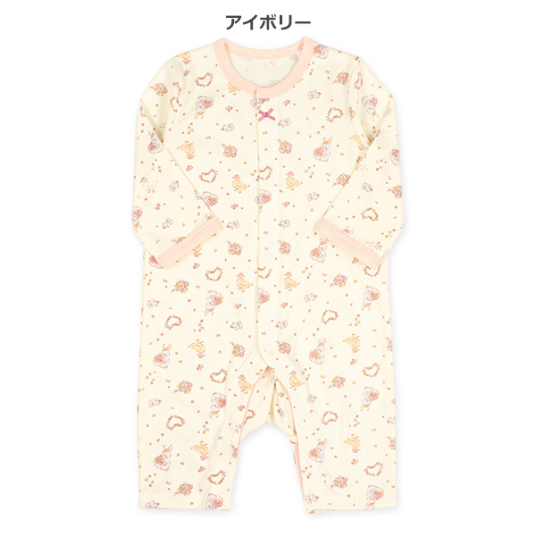 スムースお花とアニマル長袖プレオール