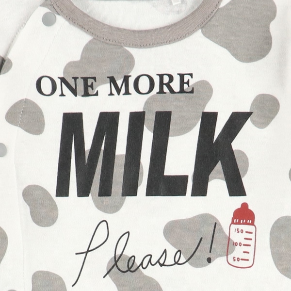 スムースホルスタインMILK長袖プレオール
