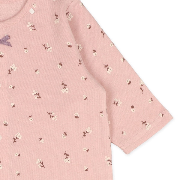 裏起毛花総柄長袖プレオール