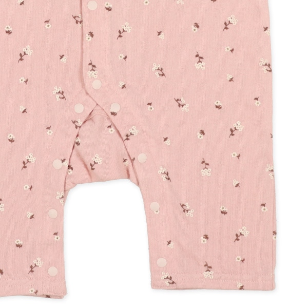 裏起毛花総柄長袖プレオール