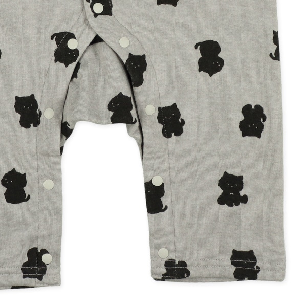 裏起毛くろねこ長袖プレオール