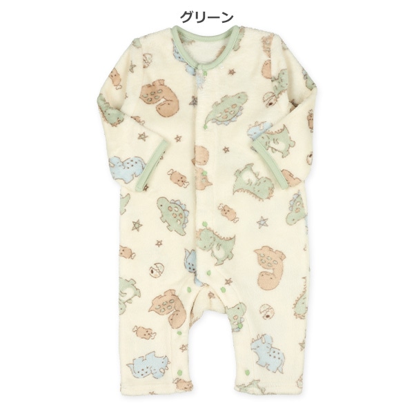 フランネル恐竜の生活長袖プレオール