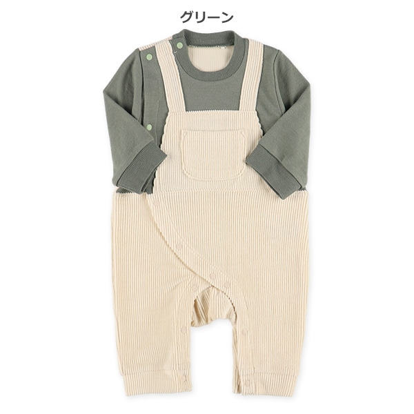 ニットコール吊り風長袖プレオール