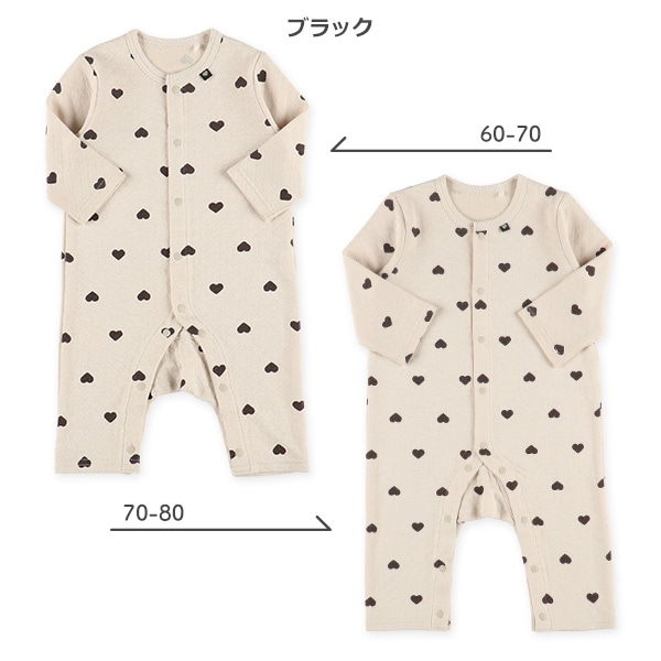 キルトハート総柄長袖プレオール