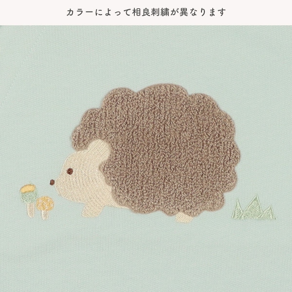 裏起毛サガラモチーフ長袖プレオール
