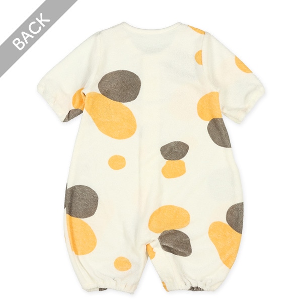 パイル長袖コンビドレス4点セット（三毛猫）