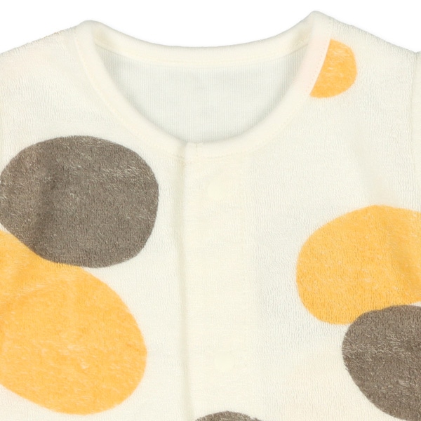 パイル長袖コンビドレス4点セット（三毛猫）