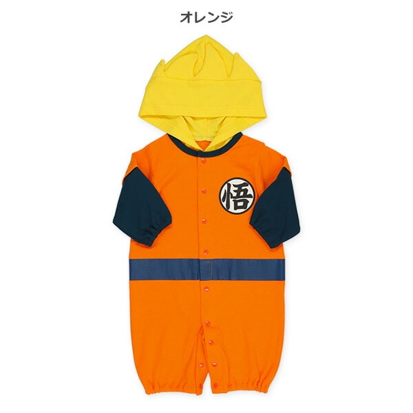 スムース着ぐるみ長袖コンビドレス（ドラゴンボール・孫悟空）