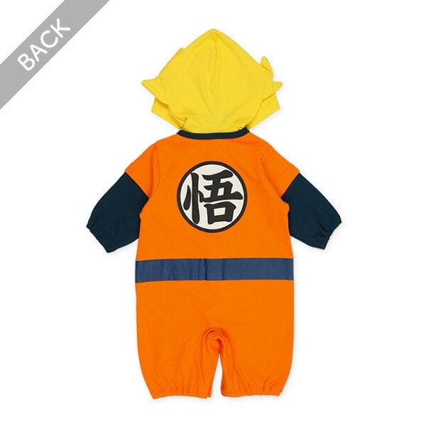 スムース着ぐるみ長袖コンビドレス（ドラゴンボール・孫悟空）