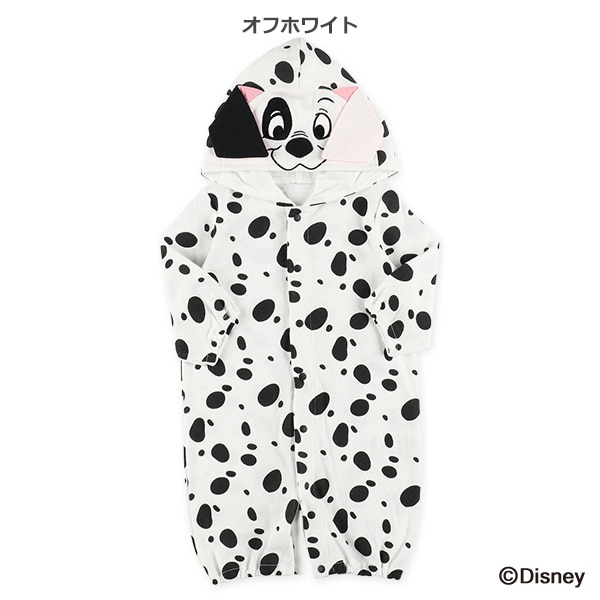 スムース着ぐるみ長袖コンビドレス（101匹わんちゃん）