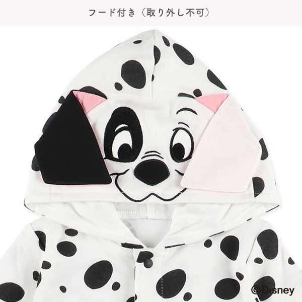 スムース着ぐるみ長袖コンビドレス（101匹わんちゃん）