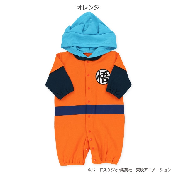 スムース着ぐるみ長袖コンビドレス（ドラゴンボールスーパー・悟空）