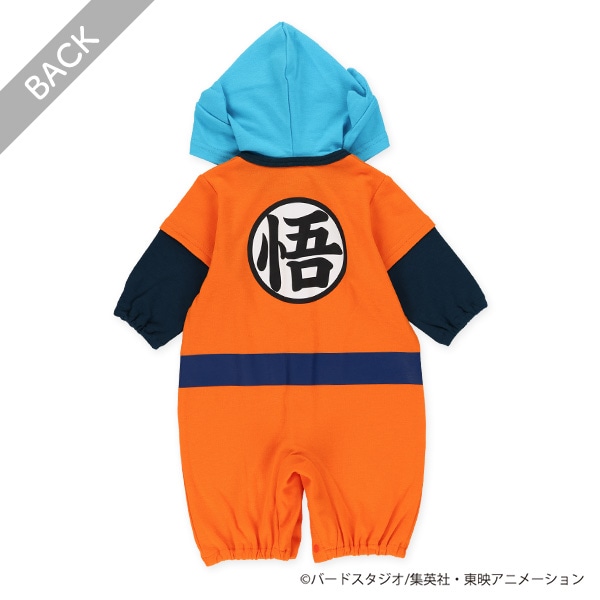 スムース着ぐるみ長袖コンビドレス（ドラゴンボールスーパー・悟空）