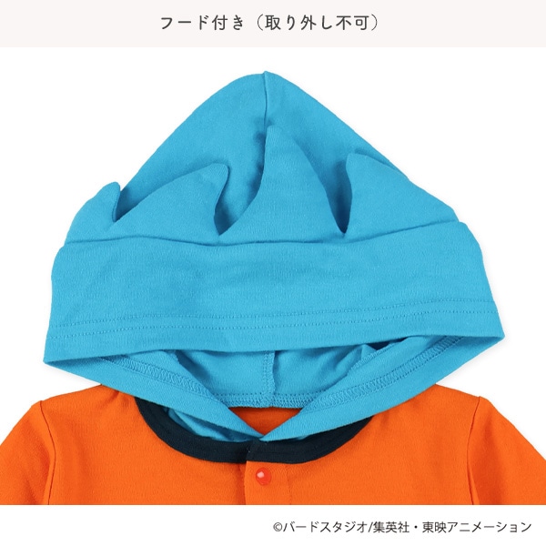 スムース着ぐるみ長袖コンビドレス（ドラゴンボールスーパー・悟空）