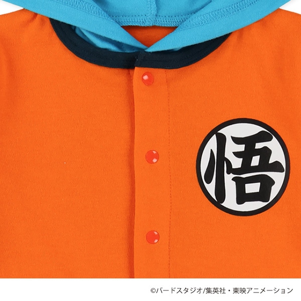 スムース着ぐるみ長袖コンビドレス（ドラゴンボールスーパー・悟空）