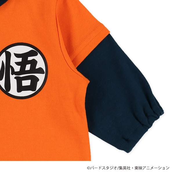 スムース着ぐるみ長袖コンビドレス（ドラゴンボールスーパー・悟空）