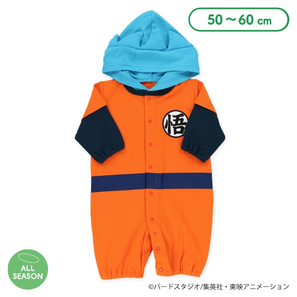 スムース着ぐるみ長袖コンビドレス（ドラゴンボールスーパー・悟空）