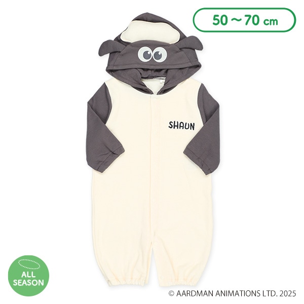 スムース着ぐるみコンビドレス（ひつじのショーン）