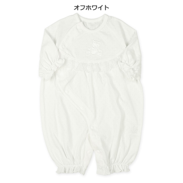 天竺メッシュフード付き刺繍セレモニードレス