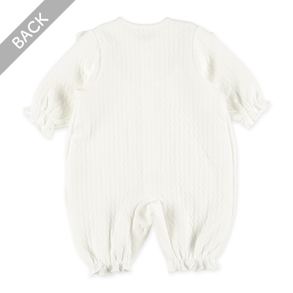 キルトリボンヨークレースフード付きセレモニードレス