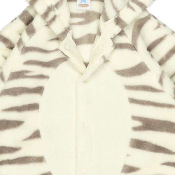 マイクロファイバーしまうま防寒コンビドレス