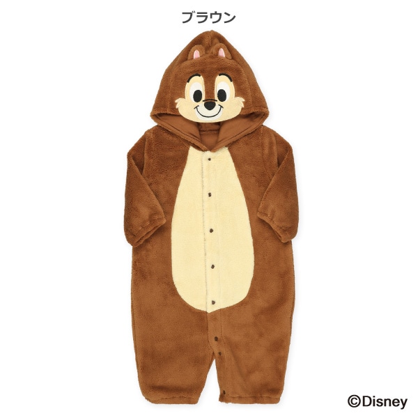 フリース防寒コンビドレス（チップとデール）