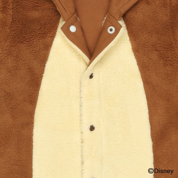 フリース防寒コンビドレス（チップとデール）