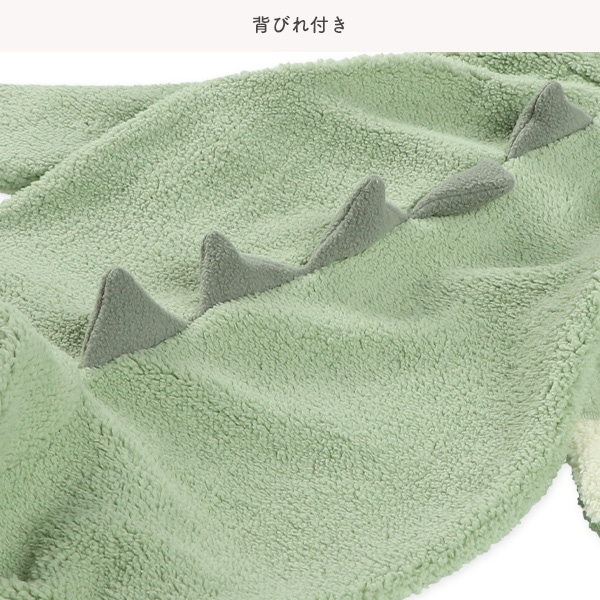 シープボア防寒怪獣長袖コンビドレス