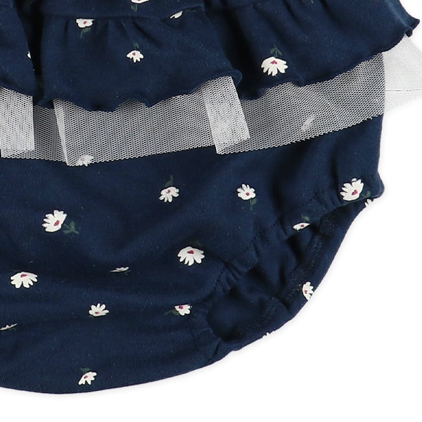 天竺ブルマ付き長袖ロンパース