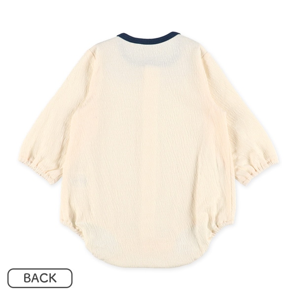 天竺ブルマ付き長袖ロンパース