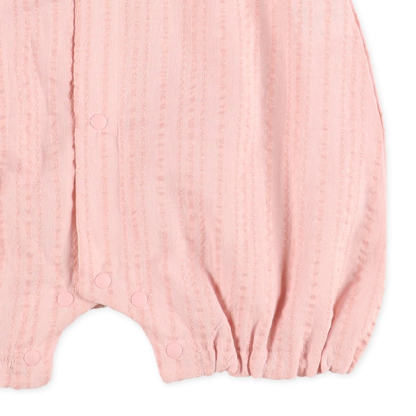 サッカー切り替えカラー半袖ロンパース