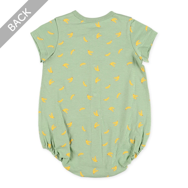 天竺バナナ半袖ロンパース