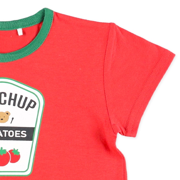 天竺パッケージ半袖ロンパース