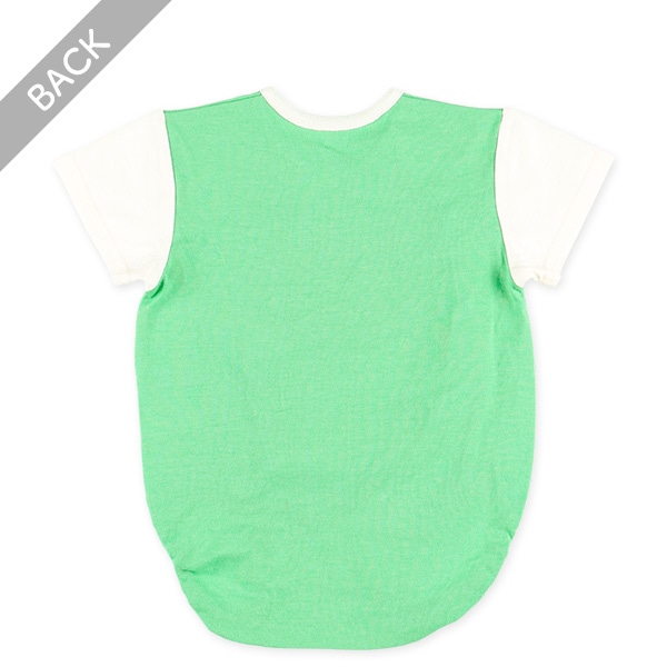 天竺カエル半袖ロンパース