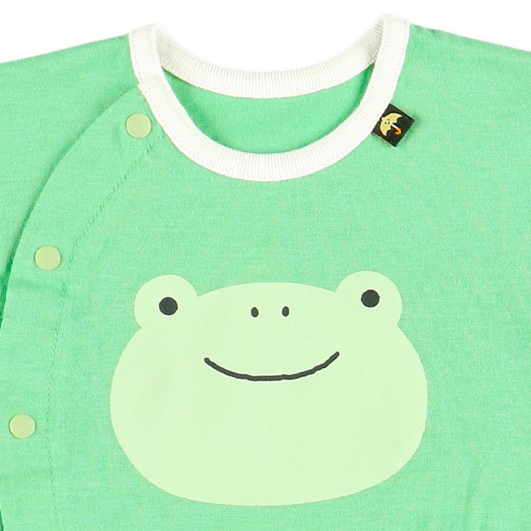 天竺カエル半袖ロンパース
