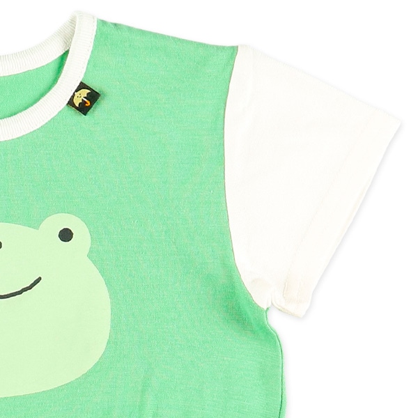 天竺カエル半袖ロンパース