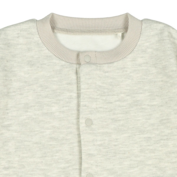 裏起毛ポケット付き長袖ロンパース