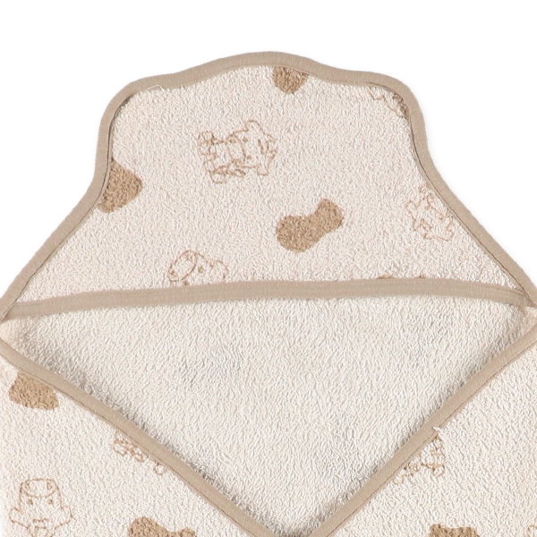 タオルアフガン・おくるみ（うし総柄）