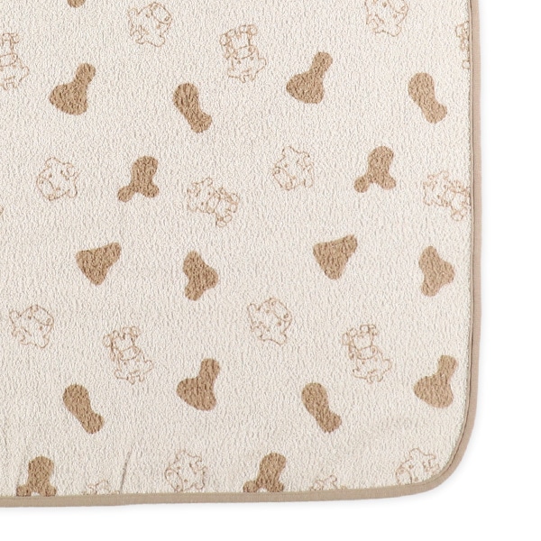 タオルアフガン・おくるみ（うし総柄）