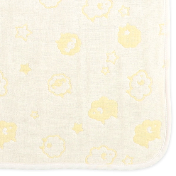 ジャガード6重ガーゼおくるみ（アニマル）