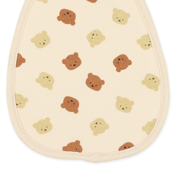 3枚組スムース授乳スタイ（くまフェイス）